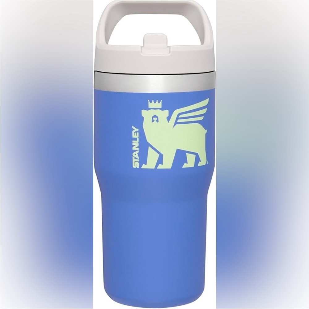 Stanley Blue Travel Mug with White Lid